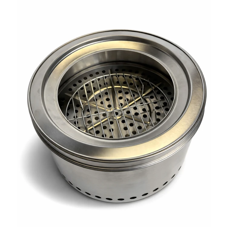 Turystyczne palenisko grill bezdymne składane Smokless Fire Pit-S/S 40x36 cm (FG9703) — zdjęcie 4