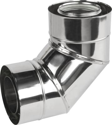 ZESTAW KOMINOWY TURBO II DWUŚCIENNY FI 60/100 — zdjęcie 2