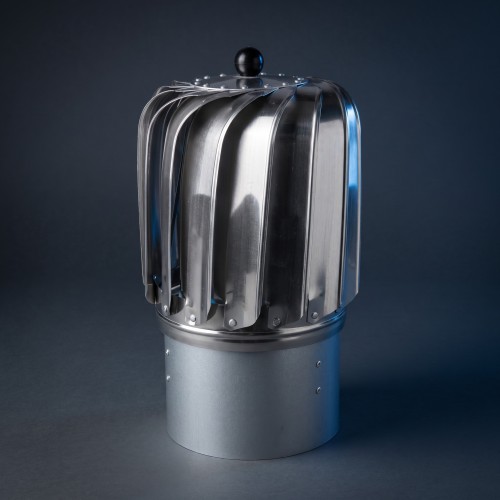 Nasada Obrotowa Podłużna Kominowa Bez Podstawy Aluminiowa